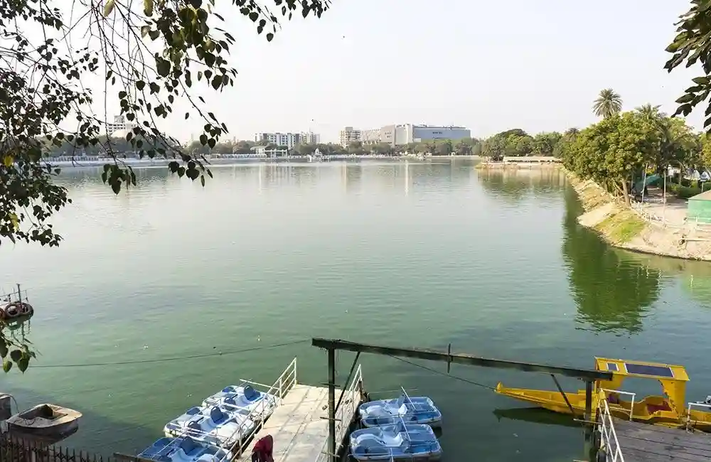 Kankaria Lake Aerial View