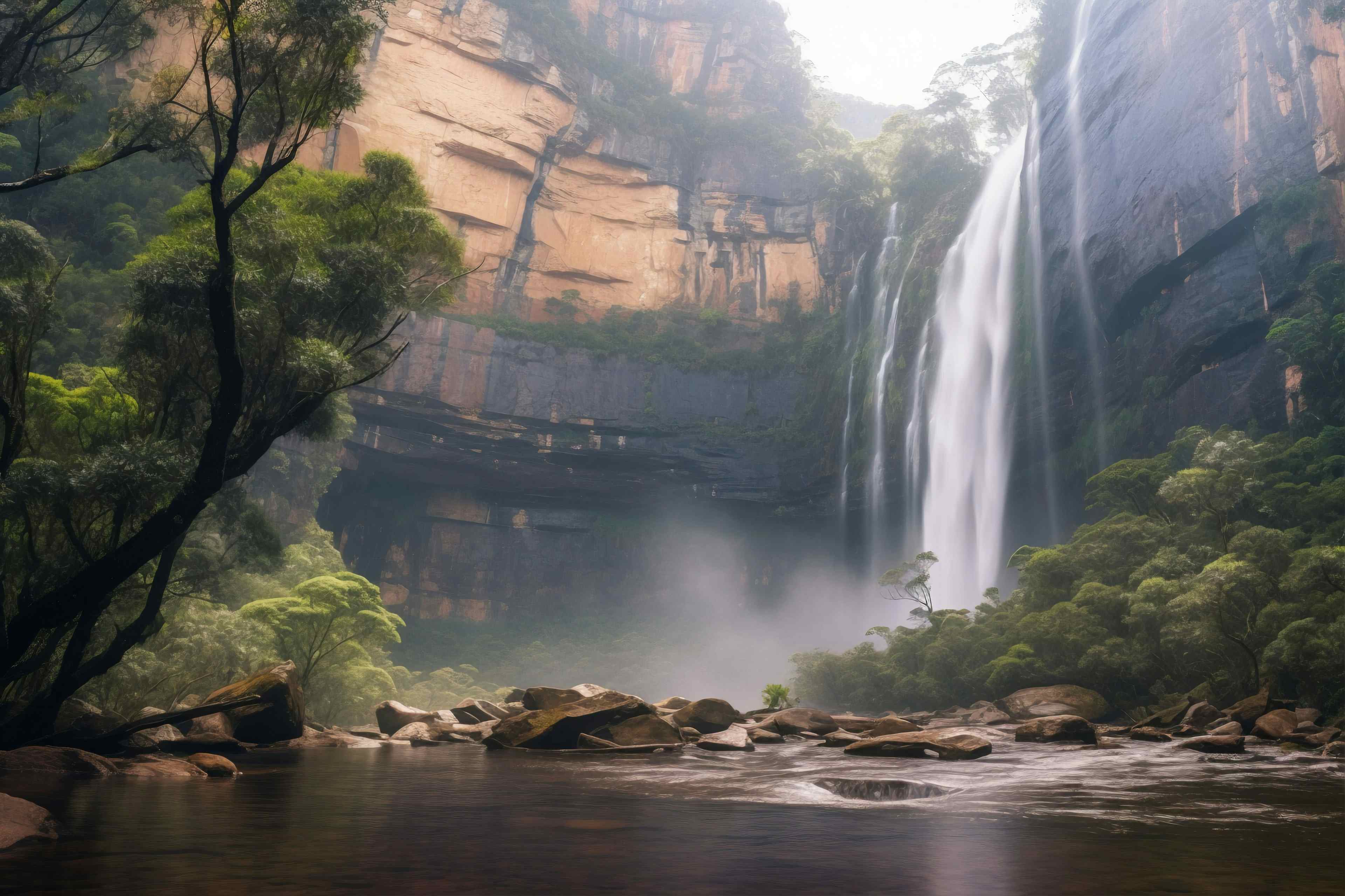 Nohsngithiang falls